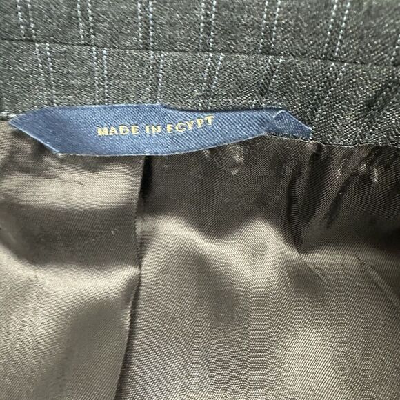 Brooks Brothers Regent Fit 42R Sport Coat Tollegno 1900 Gray Stripe Blazer Wool - Picture 11 of 14